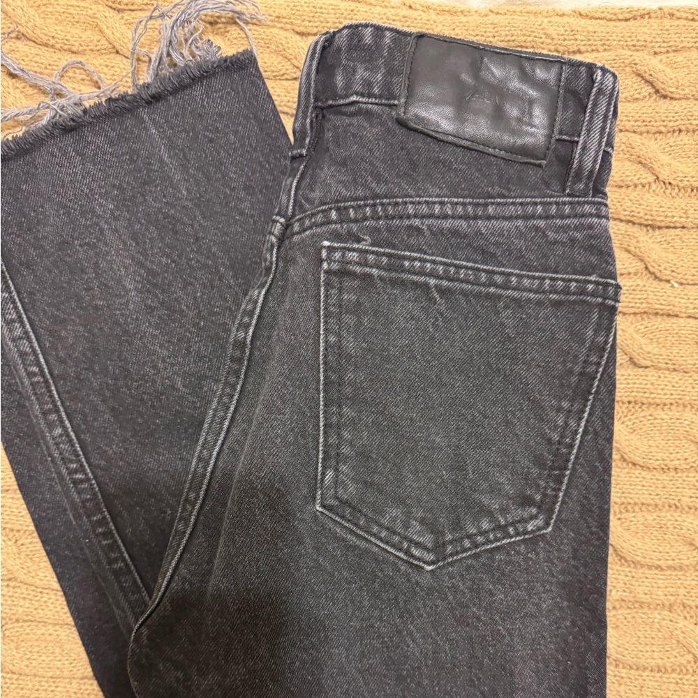 Zara Vintage Black Button Fly Straight Jeans EUR 32 US 0 MEX 22
